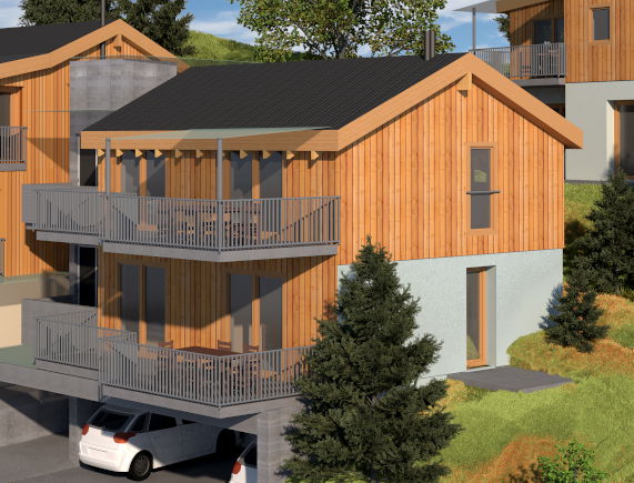 Wohnung 2 der Kärntner Chalets am Klippitztörl zum Kaufen